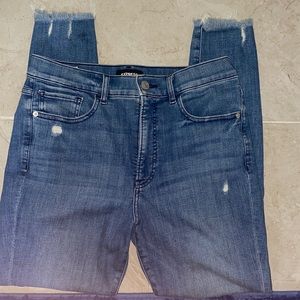 EXPRESS skinny high rise jeans